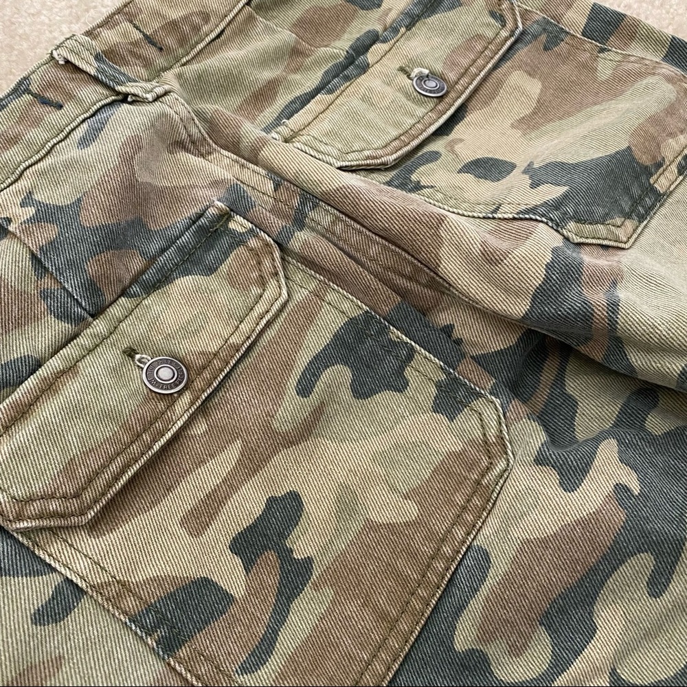 Free people we the free camo fatigue high waisted - Picture 5 of 9
